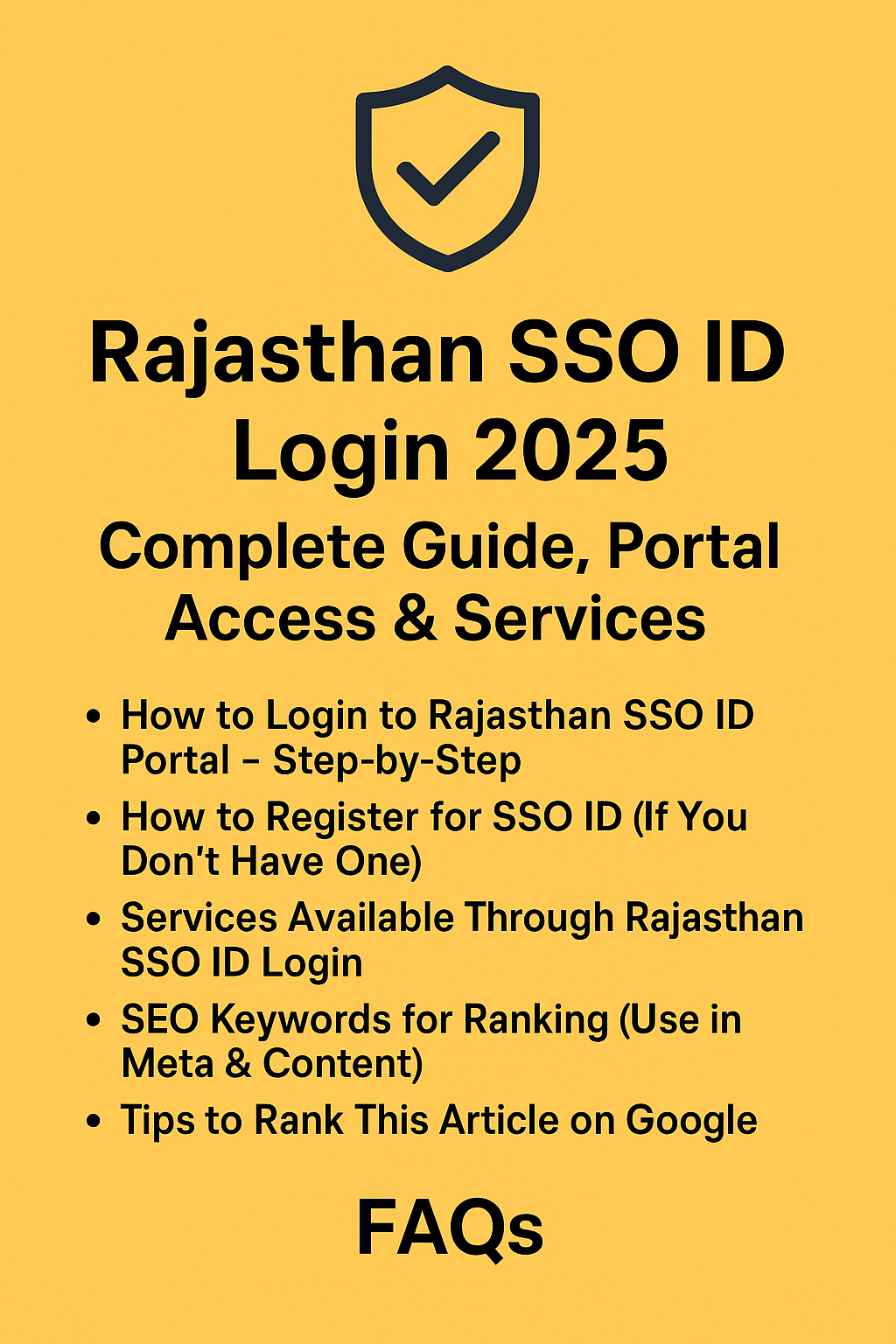 Rajasthan SSO ID Login – Easy Access to Government Services